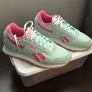 Reebok Pastel Green and Pink Athletic Shoes